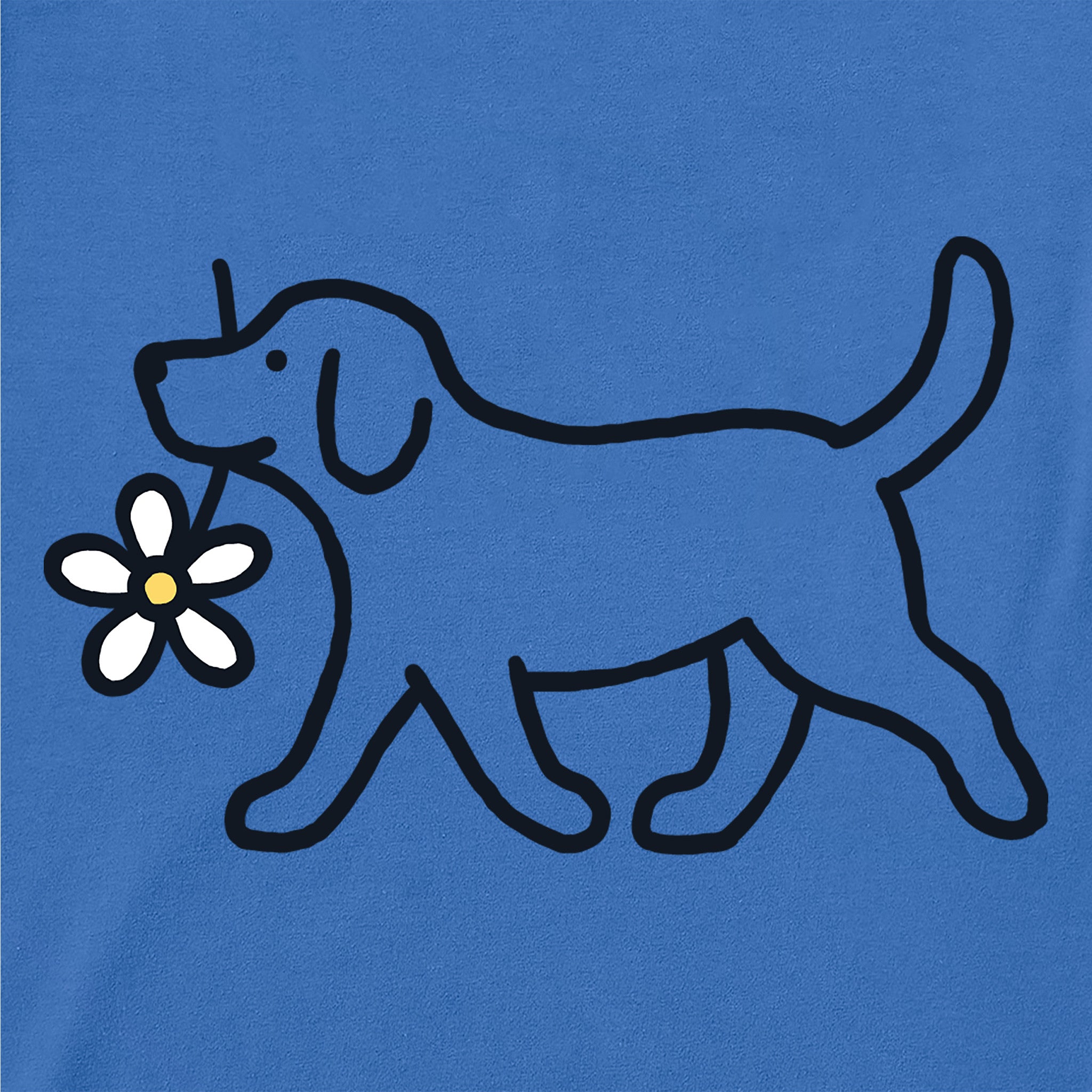 Women's Doggy w Daisy Short Sleeve Crusher Tee | Shop Life is Good