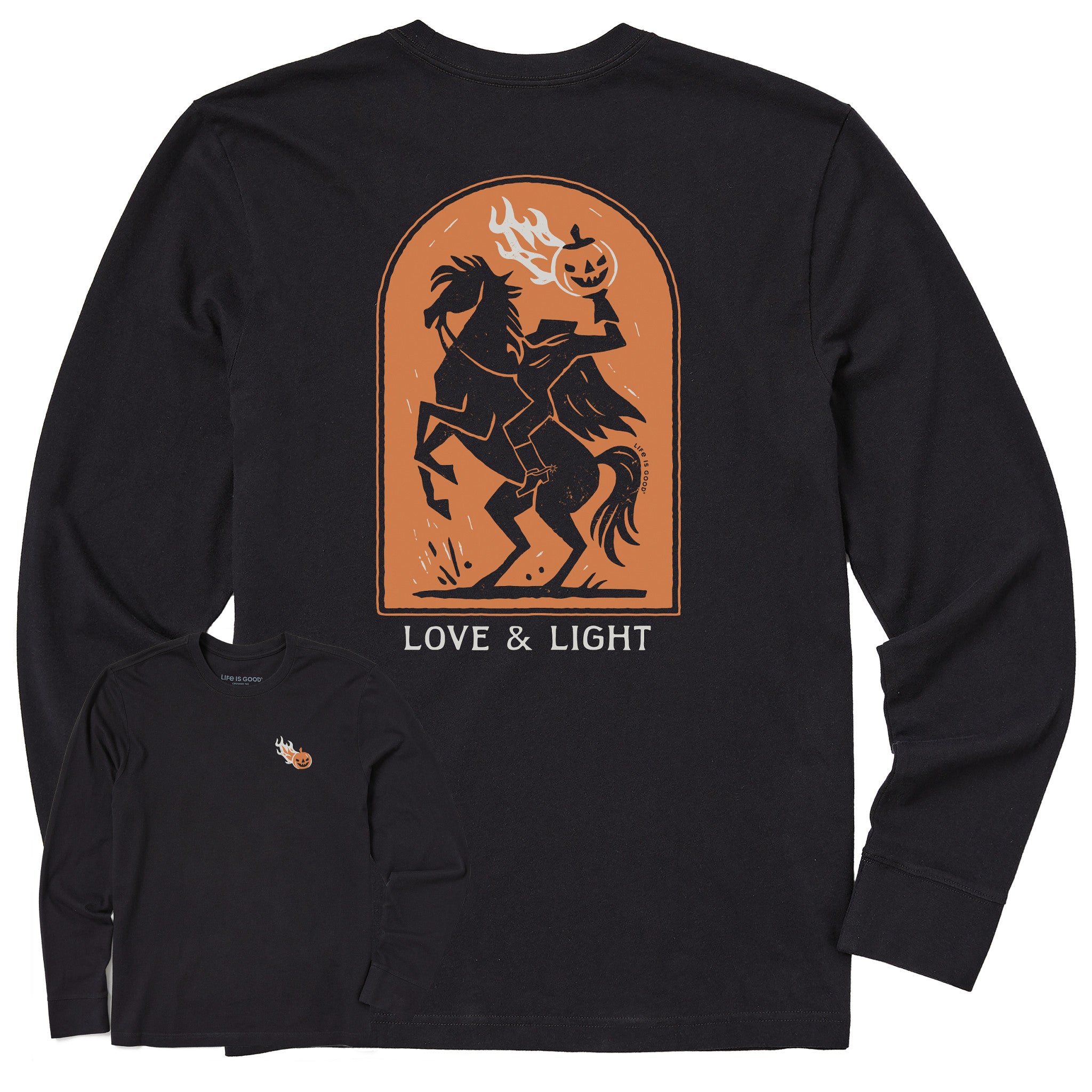 Men's Love and Light Horseman Long Sleeve Crusher Tee | Shop Life