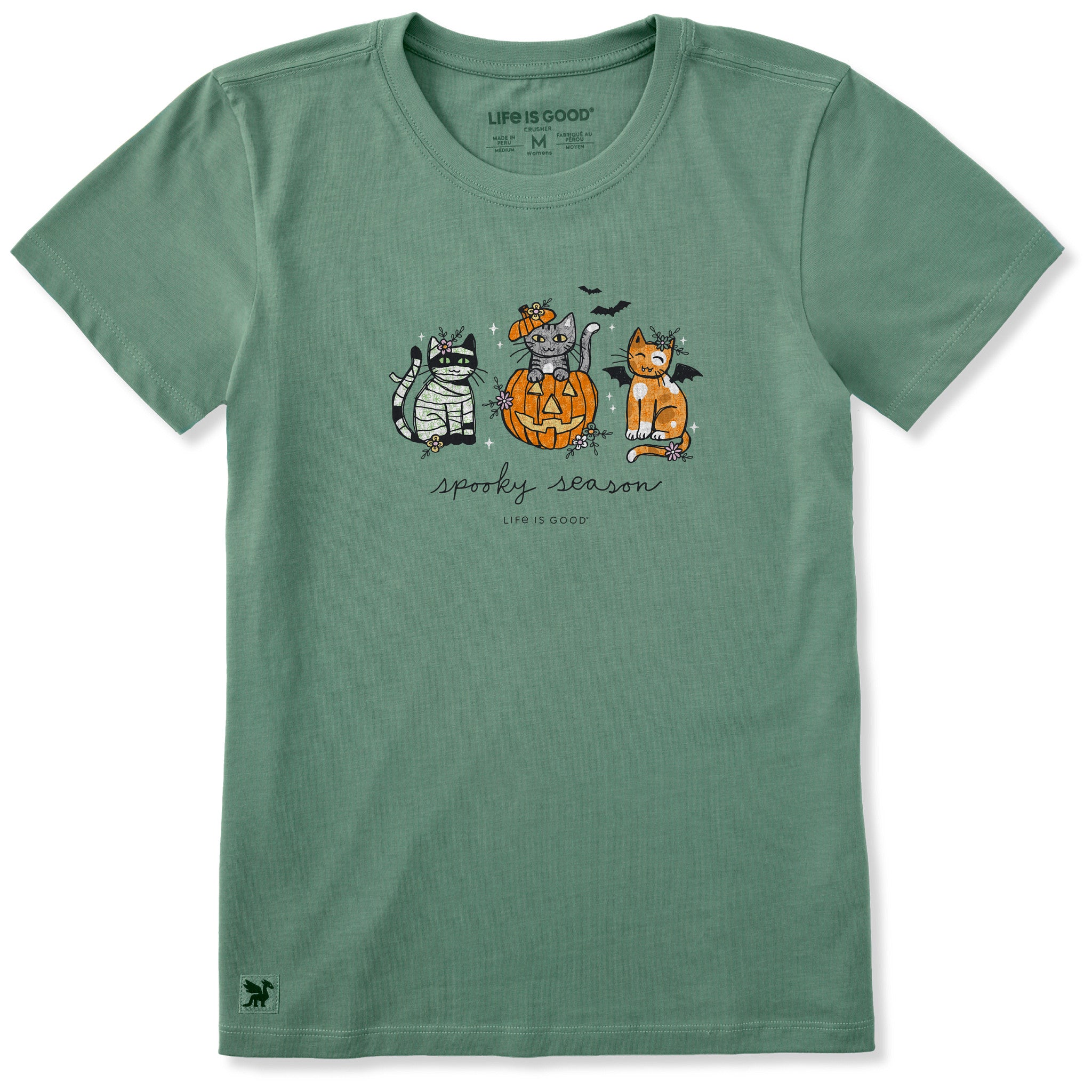 Women's Spooky Season Cats Short Sleeve Crusher Tee | Shop Life is