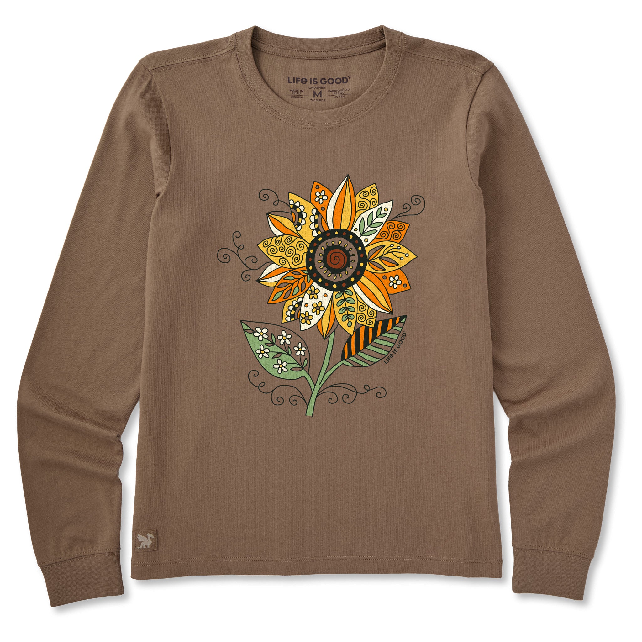 Women's Sunflower Season Long Sleeve Crusher Tee | Shop Life is Good