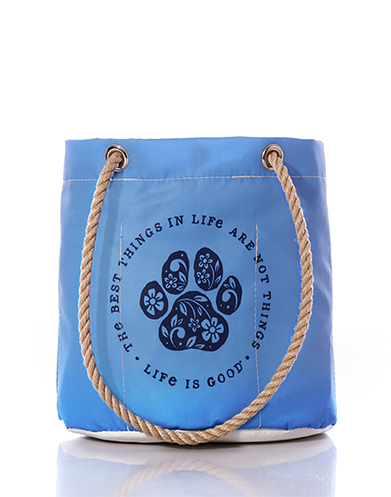 our collaboration with sea bags® recycled totes
