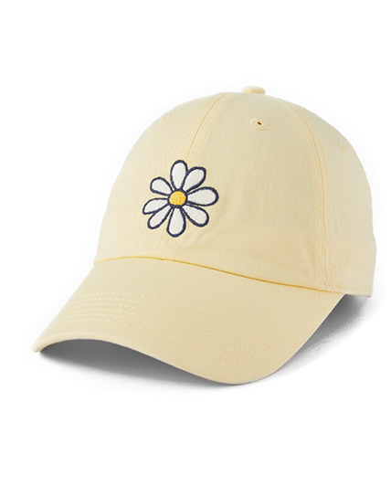 Adult Unisex LIG Daisy Chill Cap in sandy yellow.