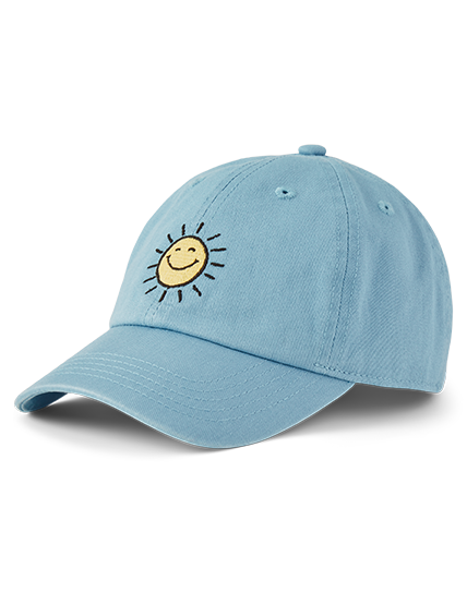 Kids Lil' Happy Sunshine Kids Chill Cap in cool blue.