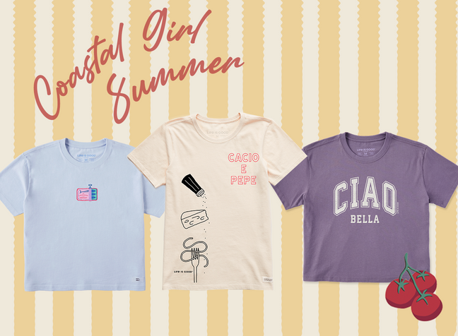 Coastal girl summer. Explore the collection.