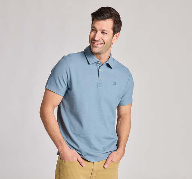 The Short Sleeve Pima Cotton Pique Polo