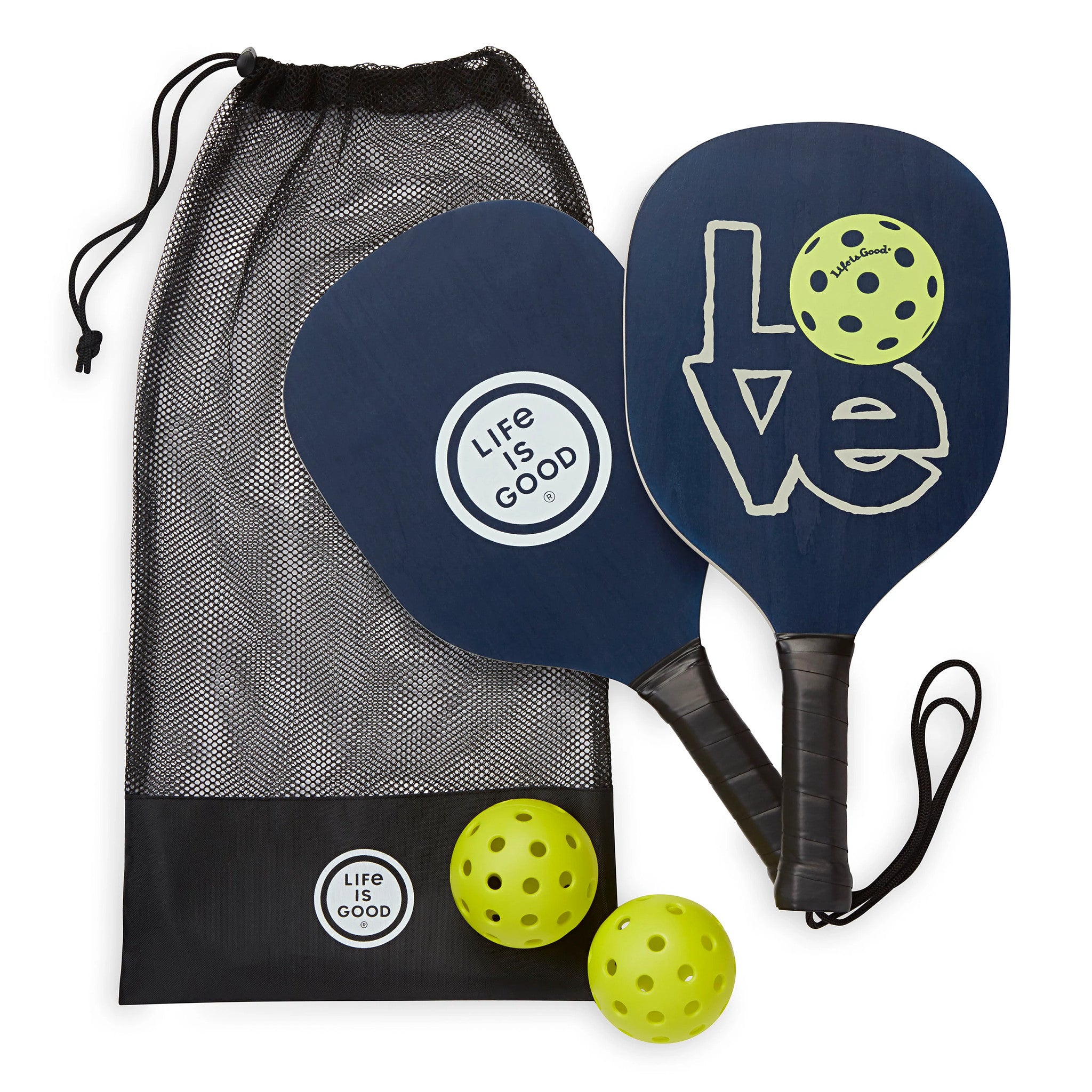 Product image for "Life is Good Love Pickleball set" ||565235_1