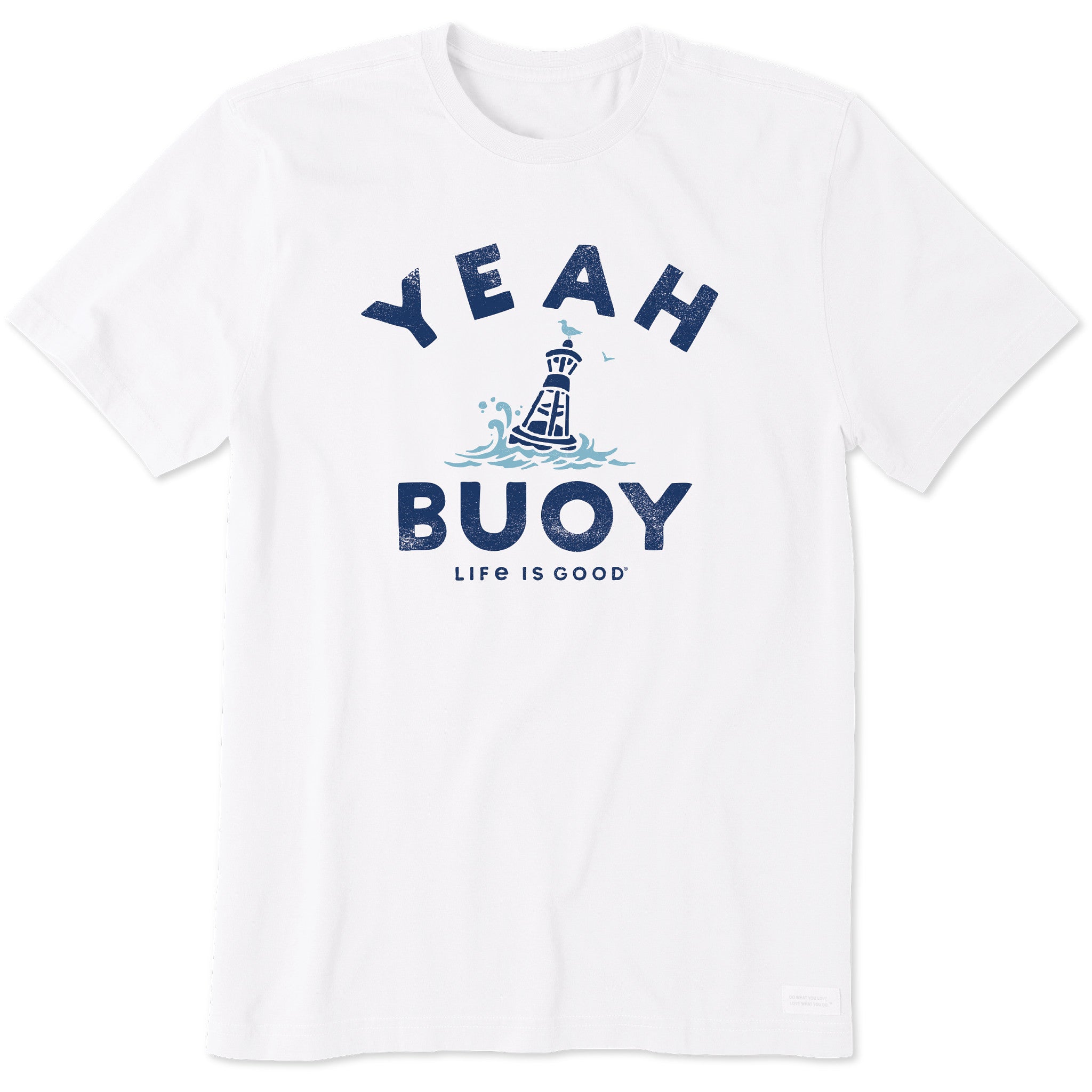 Men's Yeah Buoy Short Sleeve Crusher Tee Shop Life is Good