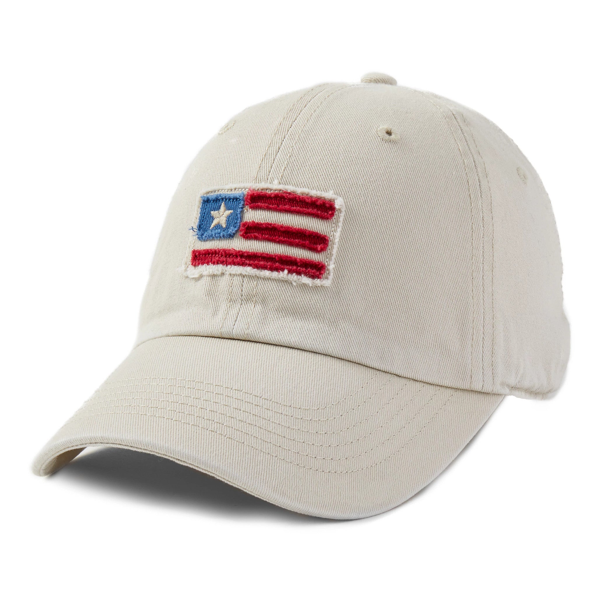 Product image for "Adult Unisex American Flag Tattered Chill Cap" ||60517_1