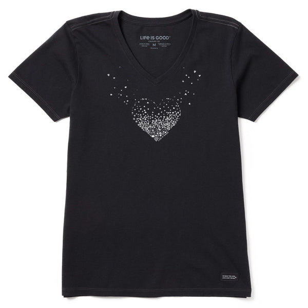 Women's Heart of Hearts Short Sleeve Crusher Vee | Shop Life