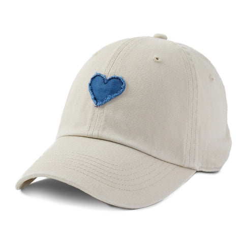 Adult Unisex Heart Tattered Chill Cap | Shop Life is Good display picture 1
