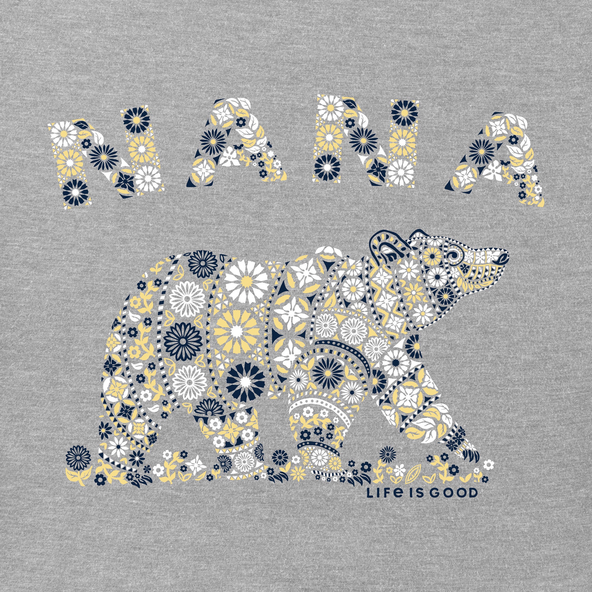 Women's Primal Nana Bear Short Sleeve Crusher Vee | Shop Life is Good