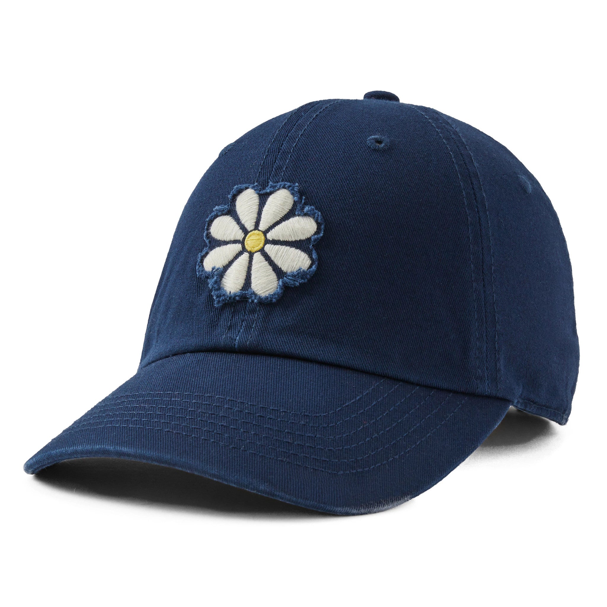 Life is good Unisex Tattered Chill Applique Shamrock Dstblu, Darkest Blue, Life is Good. Tattered Chill Cap Heart-Bone at  Men\u0027s