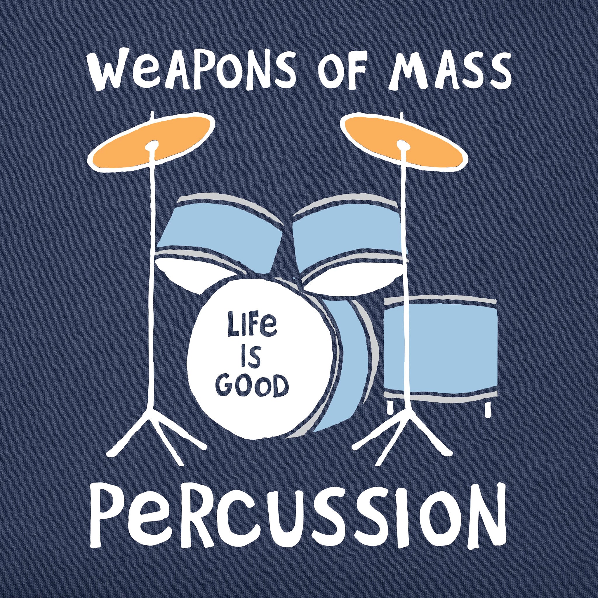 Product image for "Men's Weapons of Mass Percussion Short Sleeve Crusher Tee" ||66095_2