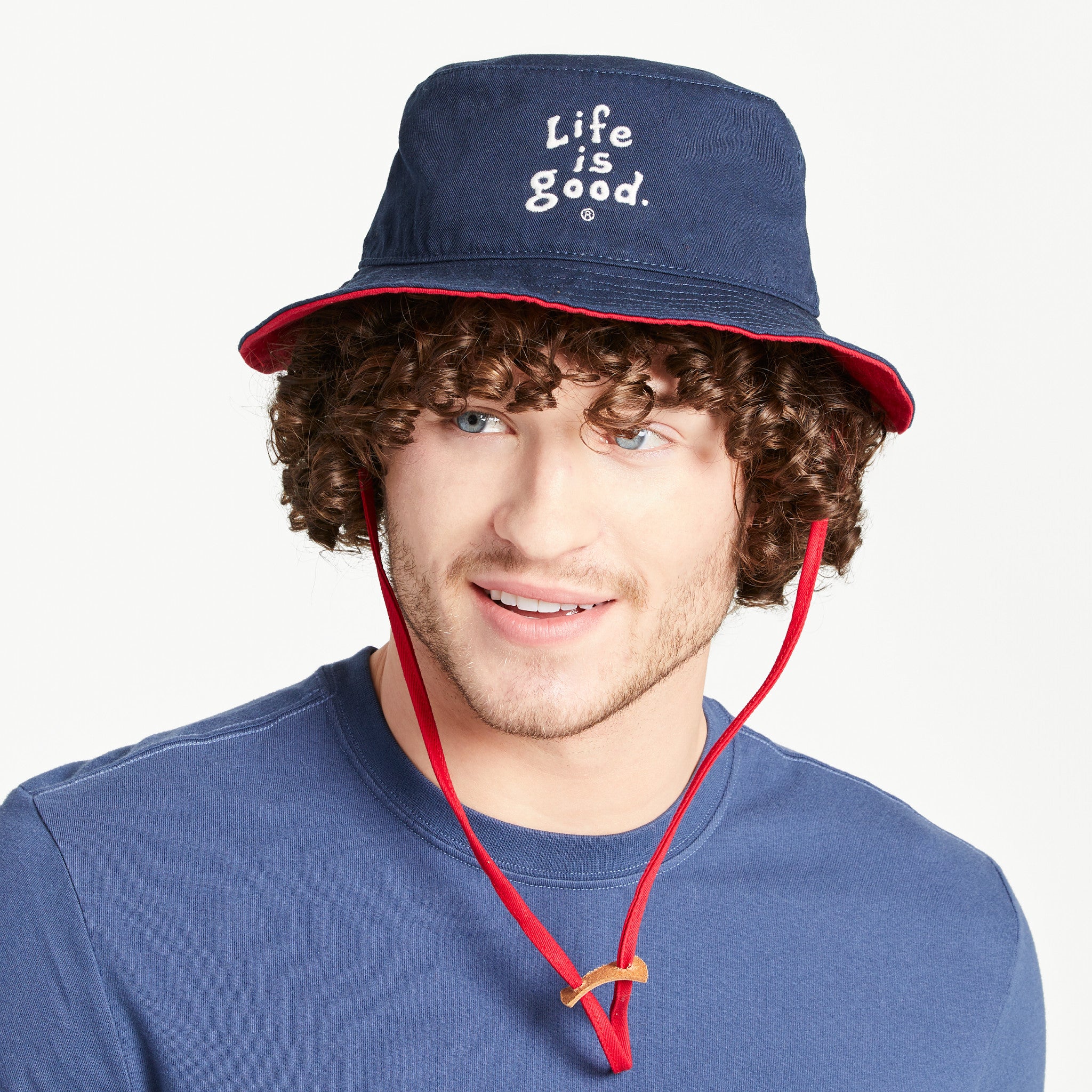 Adult Unisex LIG Vintage Wordmark Stacked Bucket Hat | Shop