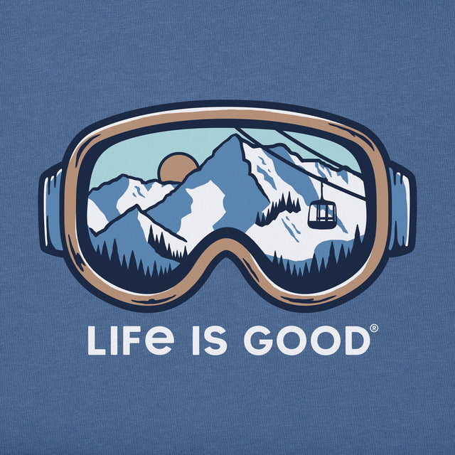 Product image for "Men's Ski Goggle Landscape Short Sleeve Crusher Tee" ||75524_2