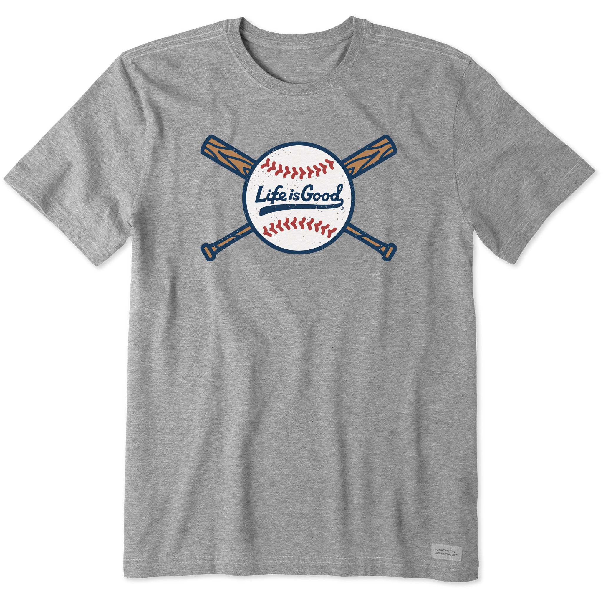 Men's Baseball and Bats Short Sleeve Crusher Tee | Shop Life is Good