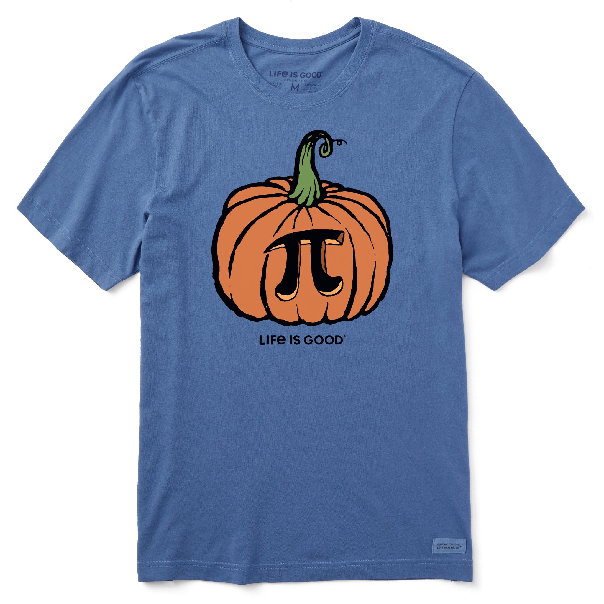 Men's Pumpkin Pi Short Sleeve Crusher Tee Shop Life is Good