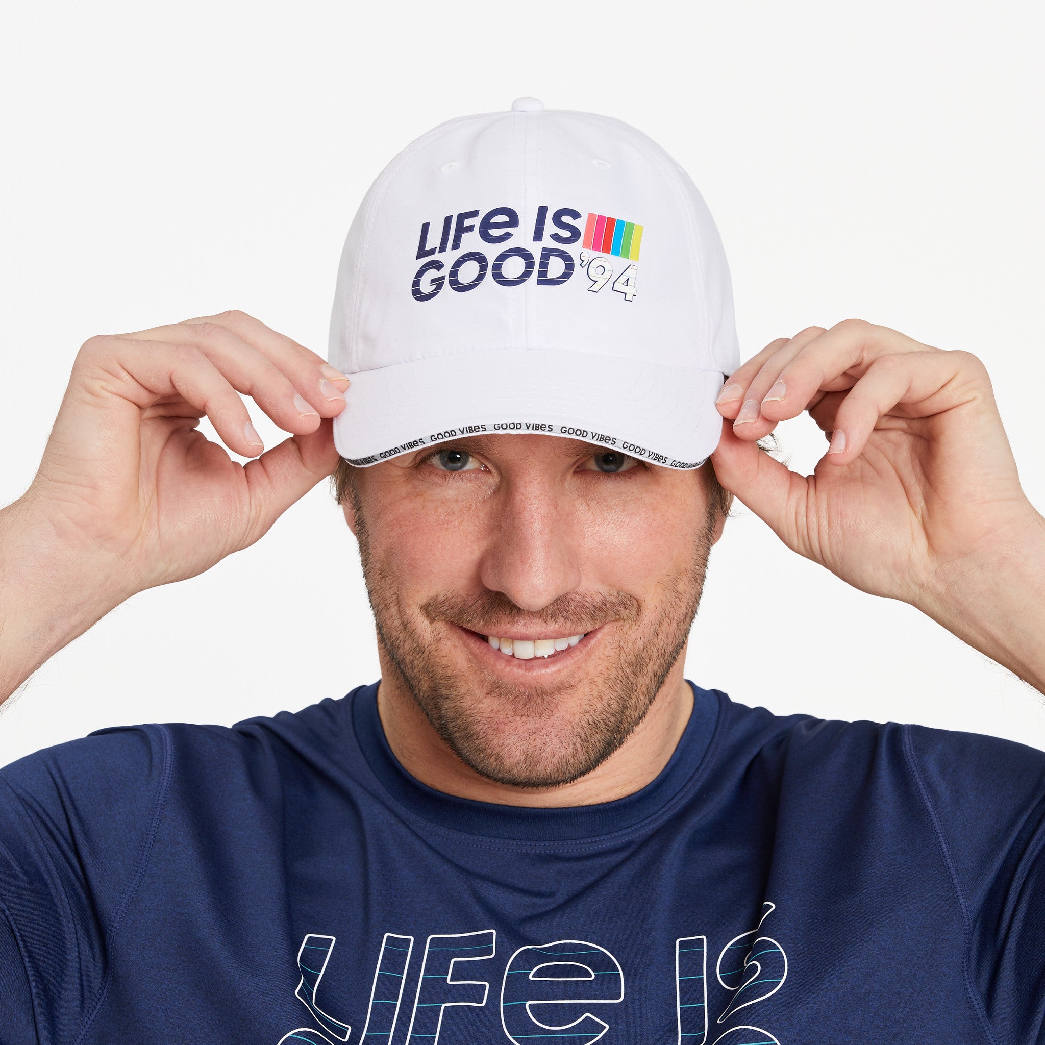 Life is Good Standard Chill Strapback Cap Hat Adult Unisex Sunflower Chill Cap | Shop Life is Good main image 2