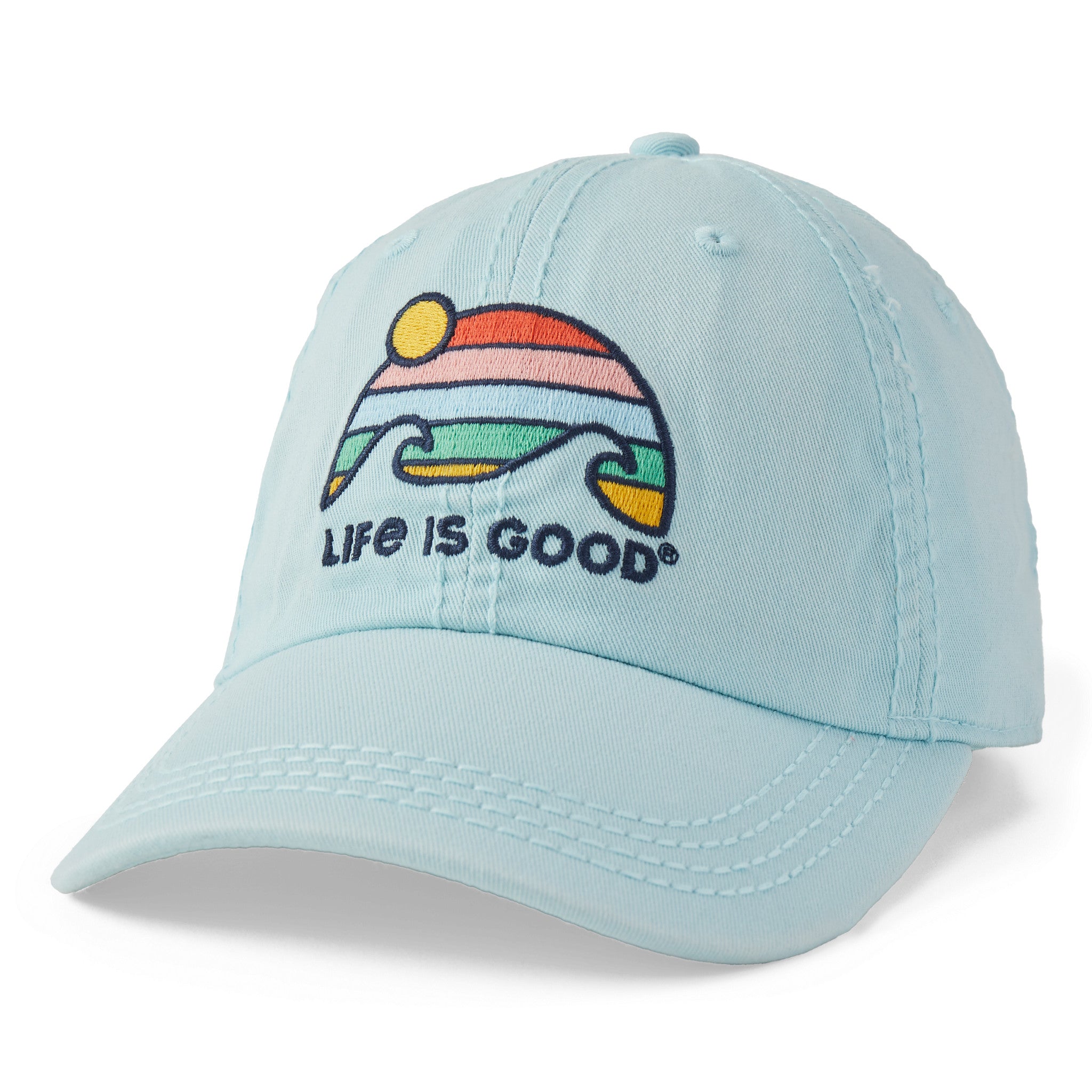 Adult Unisex Retro Wave Stripe Sunwashed Chill Cap | Shop  display picture 1