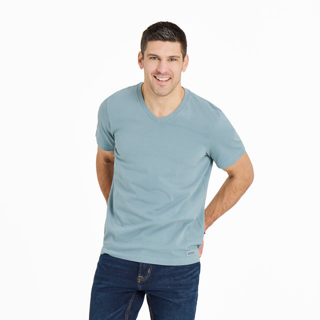 Product image for "Men's Solid Short Sleeve Crusher Vee" ||82165_1