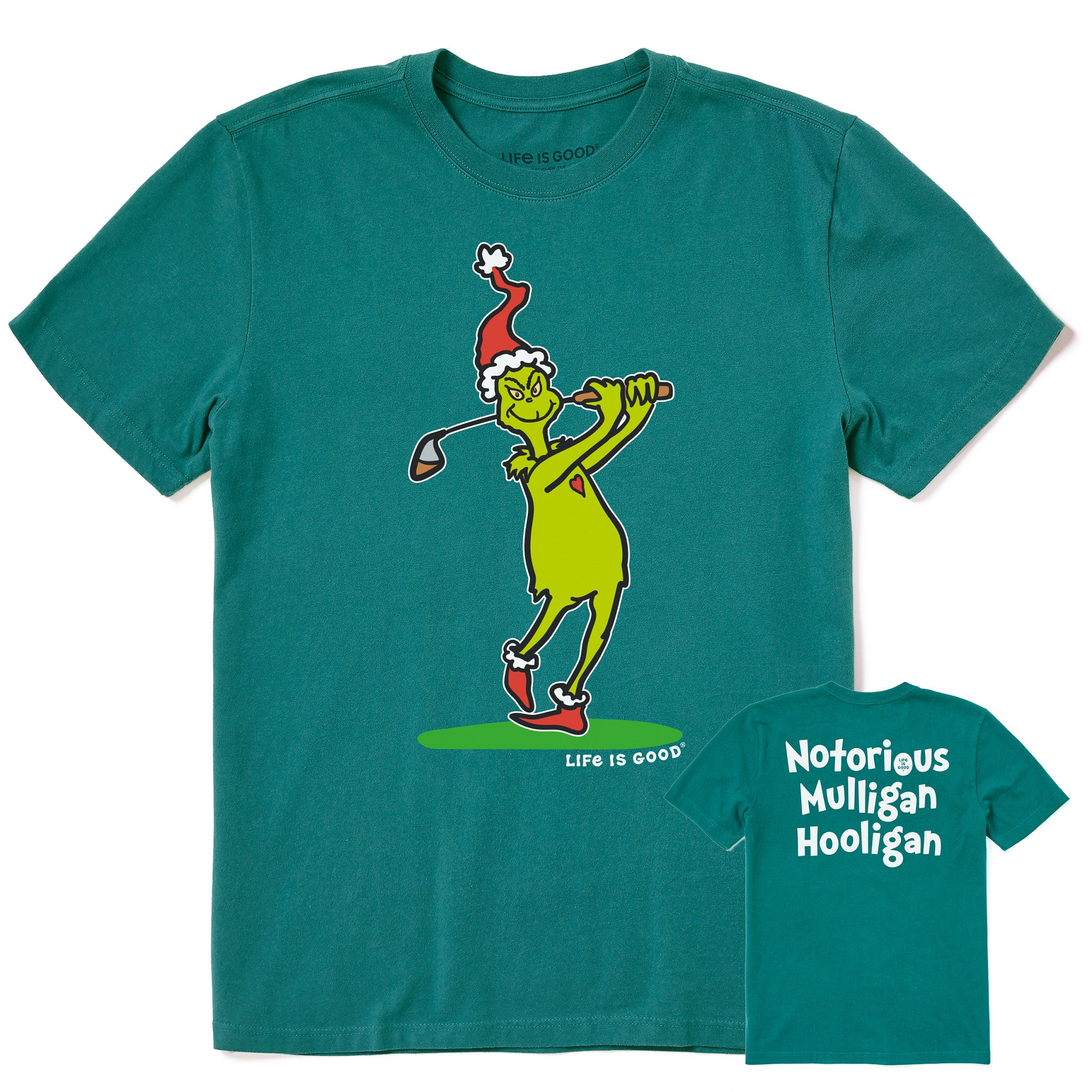 Men's Grinch Mulligan Hooligan Short Sleeve Crusher Tee | Shop