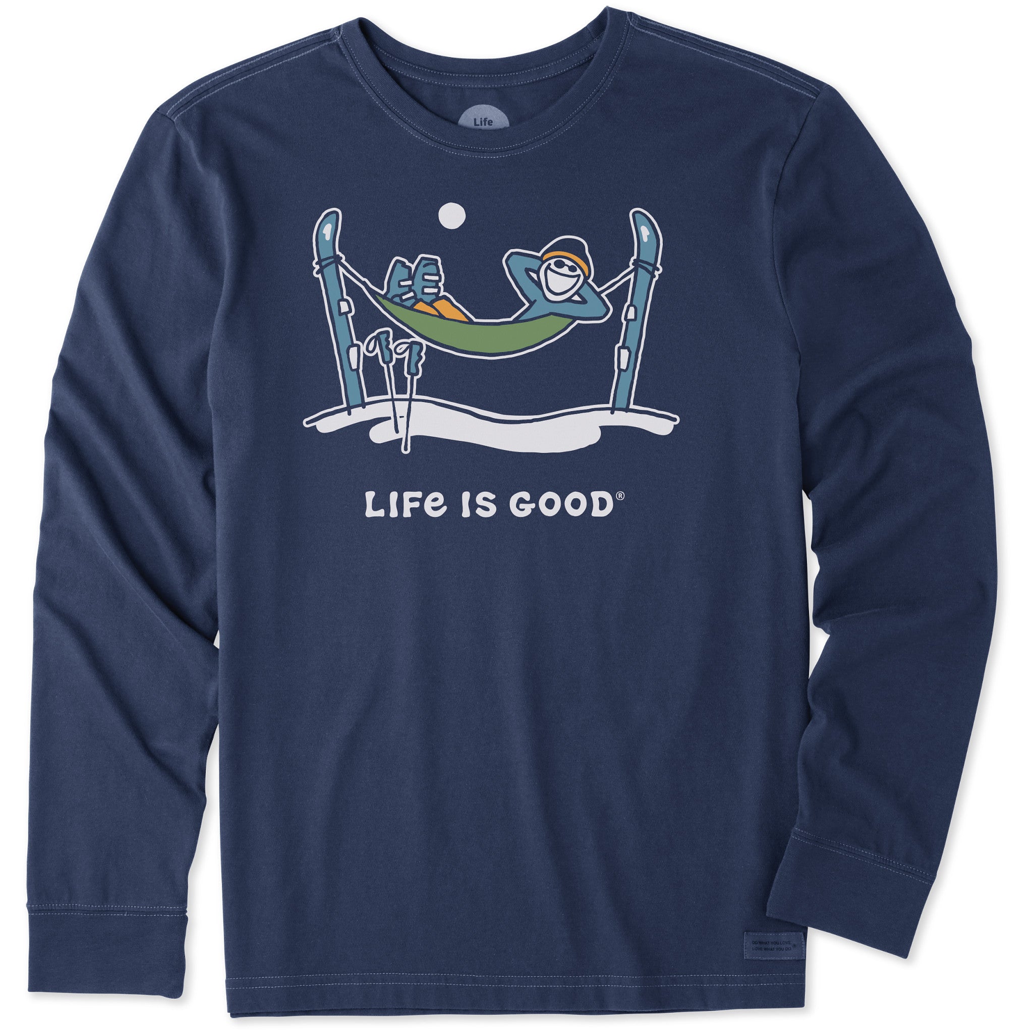 Men's Jake Ski Hammock Long Sleeve Crusher Tee | Shop Life is Good