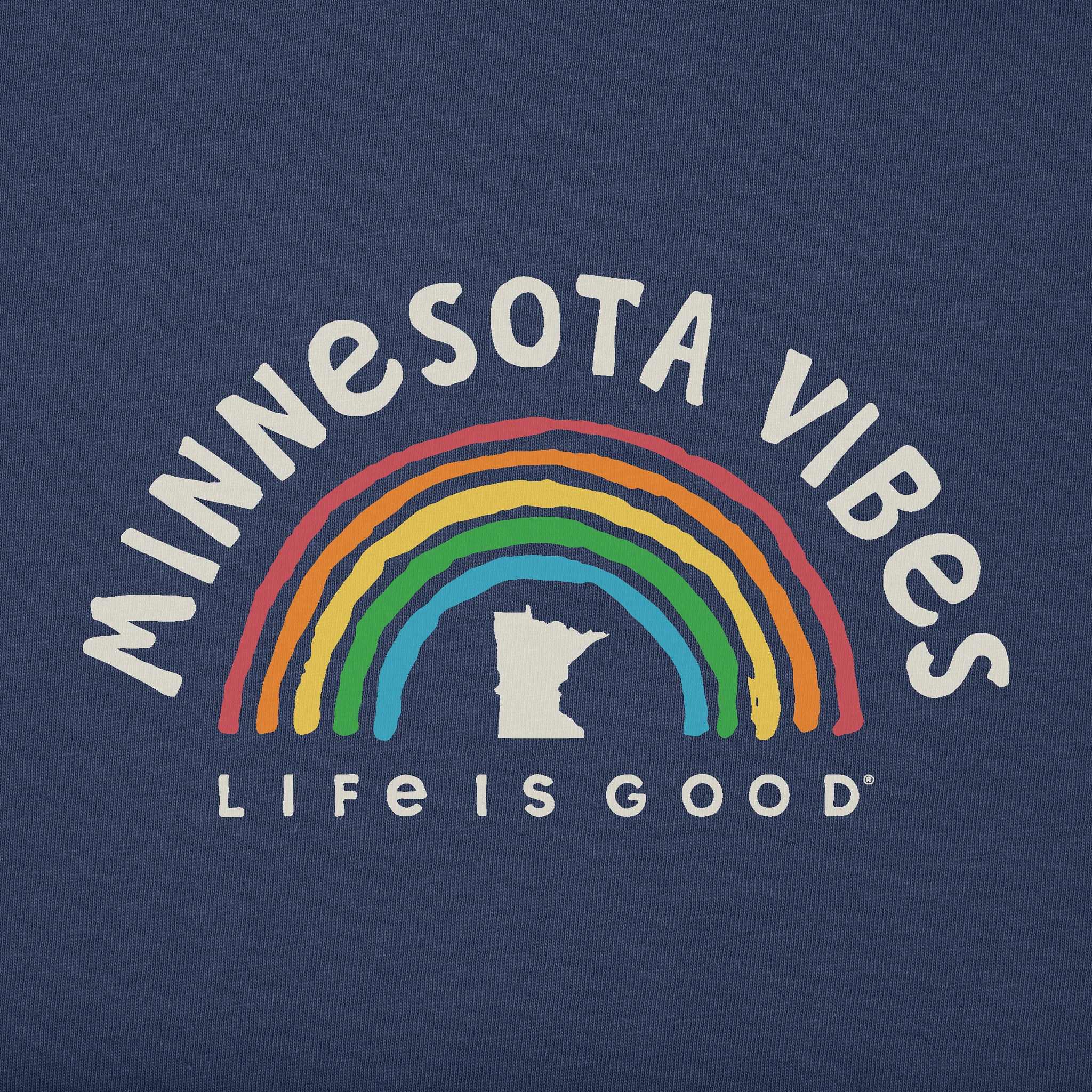 Product image for "Women's Minnesota Rainbow Vibes Short Sleeve Crusher Tee" ||85760_2