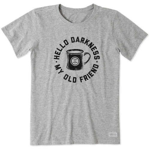 Hello Darkness My Old Friend - Funny Guinness Beer Pun Men's Cotton T-Shirt