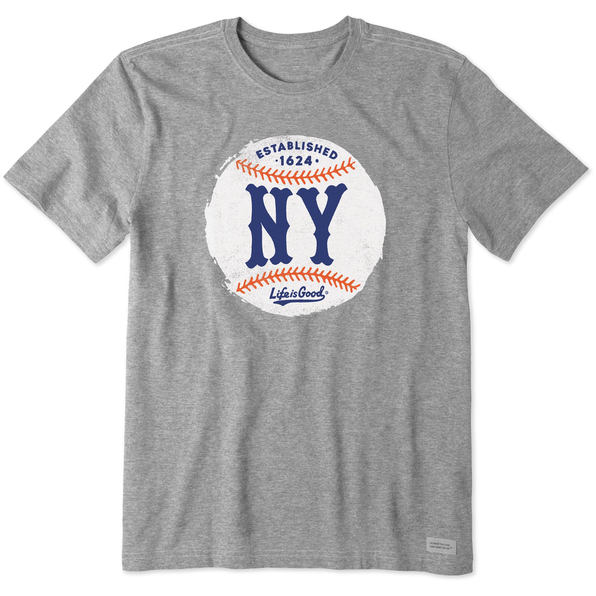 Men's NY Baseball Short Sleeve Crusher Tee | Shop Life is Good