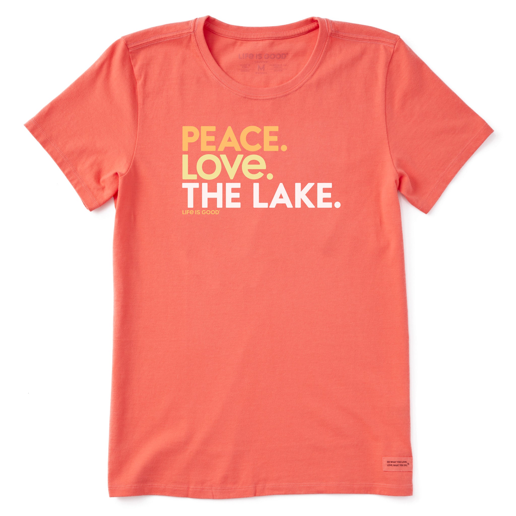 Product image for "Women's Peace Love the Lake Short Sleeve Tee" ||86444_1