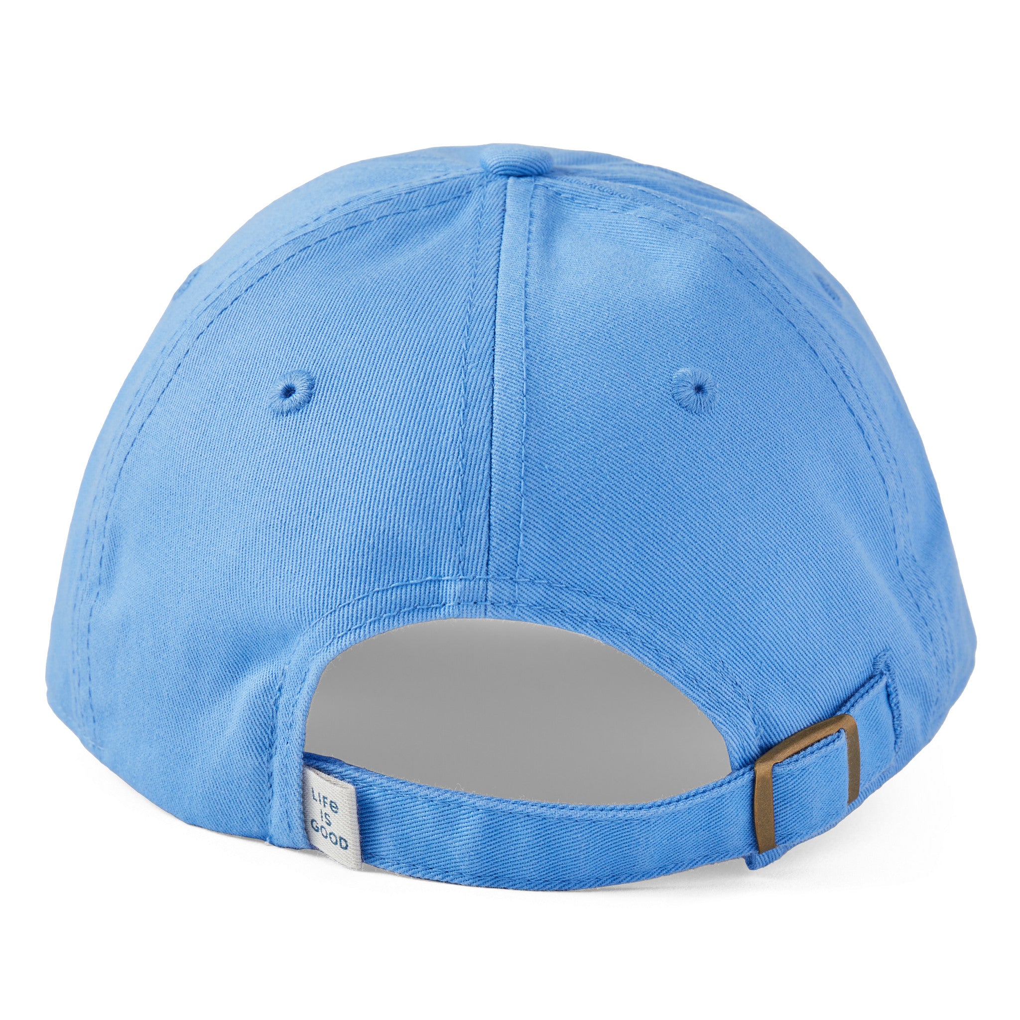 Life is Good Embroidered Three Daisies Chill Strapback Cap Hat Peach Adult Unisex LIG Daisy Chill Cap | Shop Life is Good main image 3