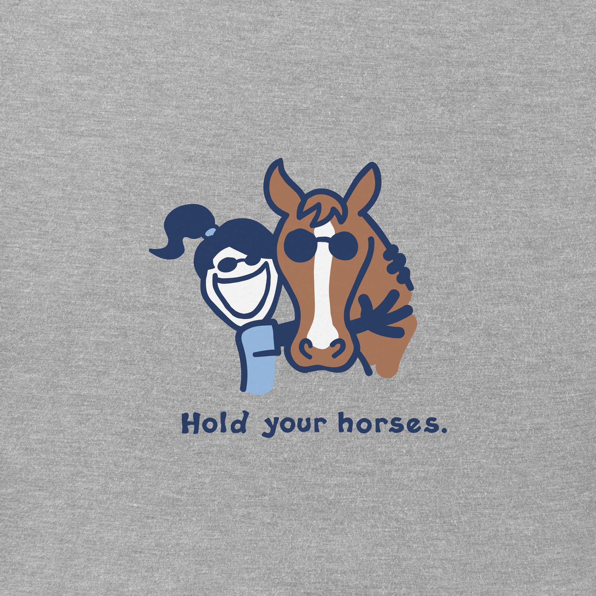 Product image for "Women's Hold Your Horses Long Sleeve Crusher Tee" ||90870_2