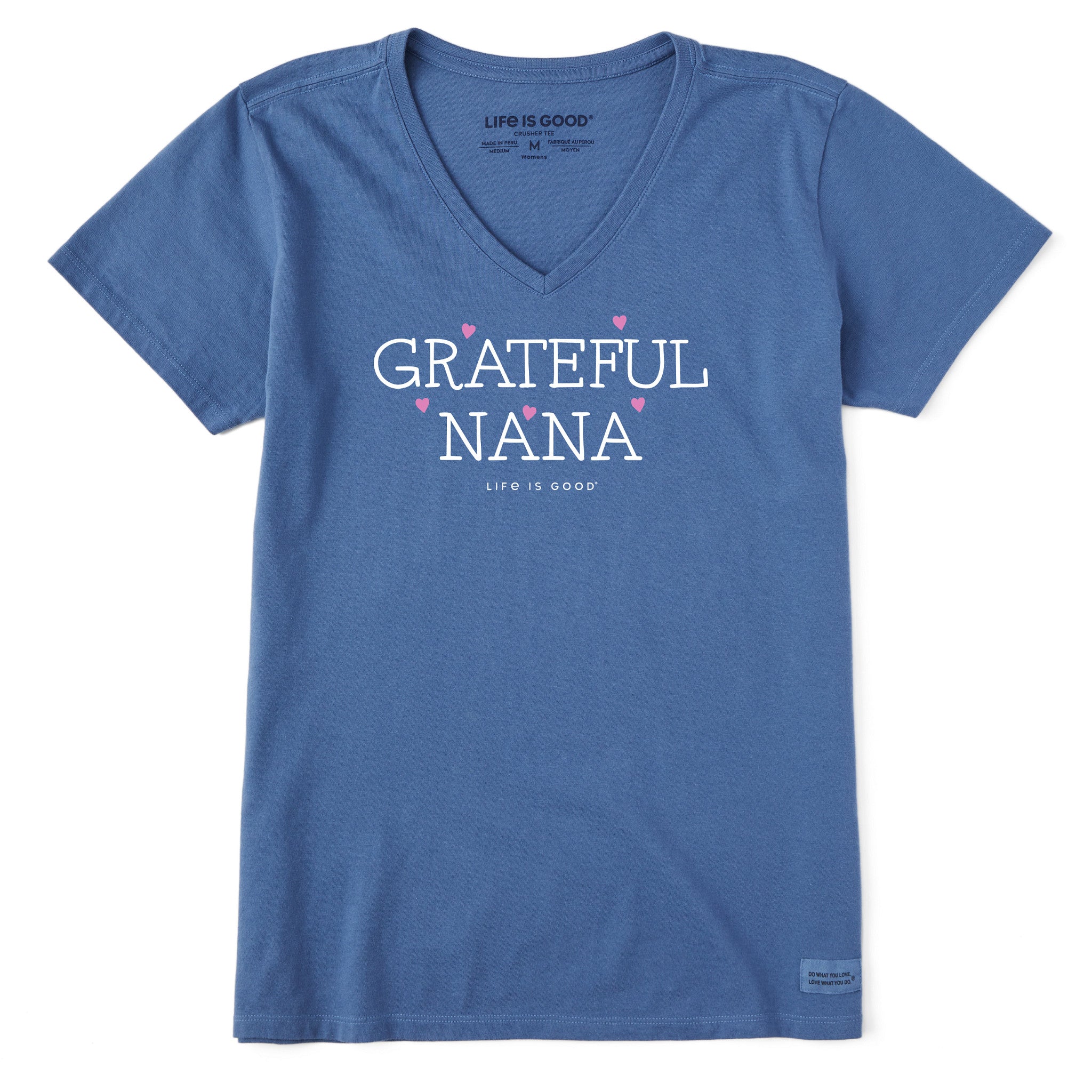 Women's Grateful Nana Short Sleeve Crusher Vee | Shop Life is Good