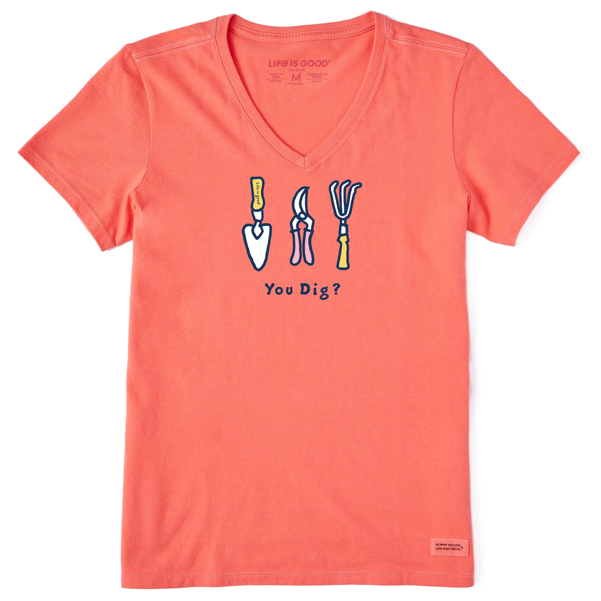 Product image for "Women's You Dig? Short Sleeve Vee" ||96863_1