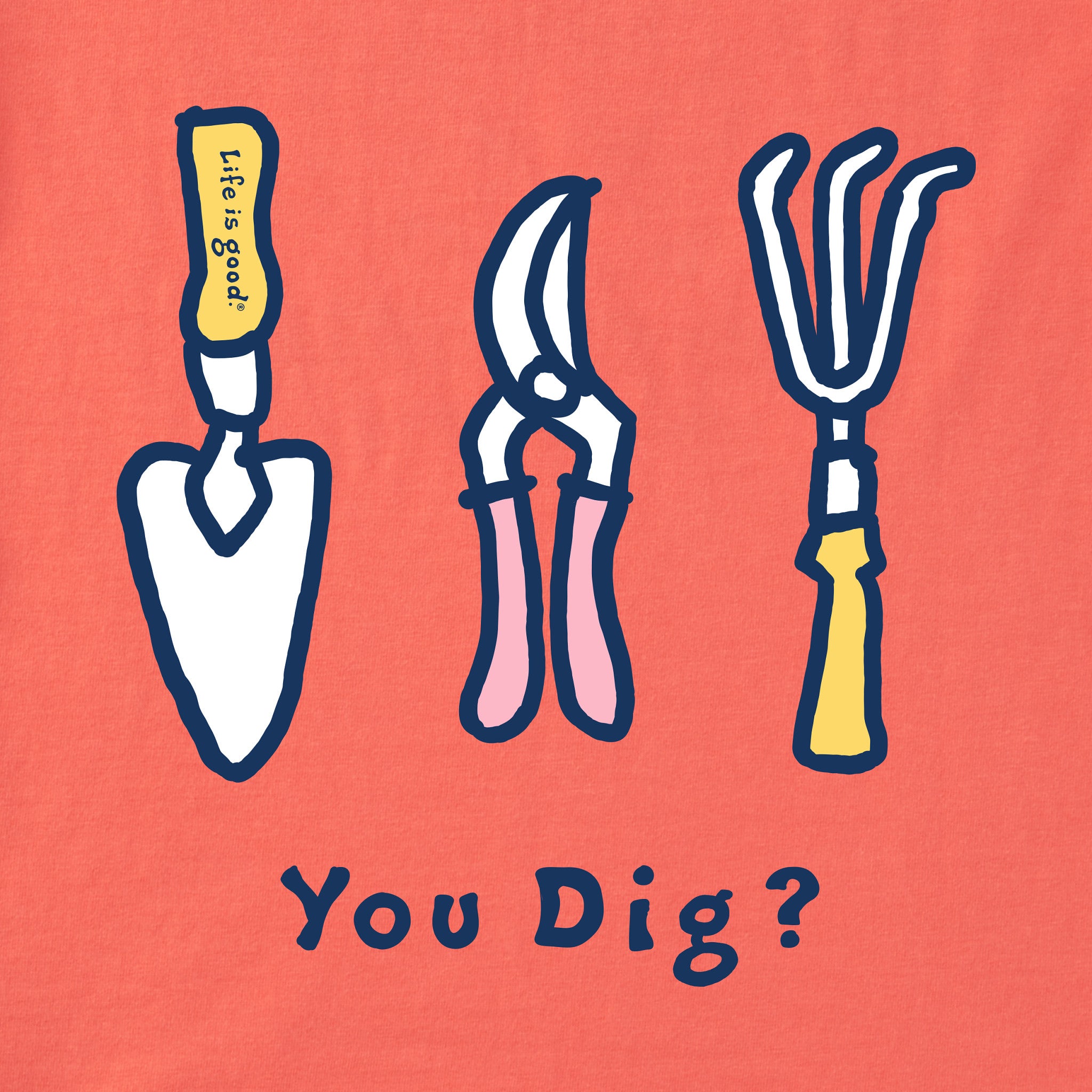 Product image for "Women's You Dig? Short Sleeve Vee" ||96863_2