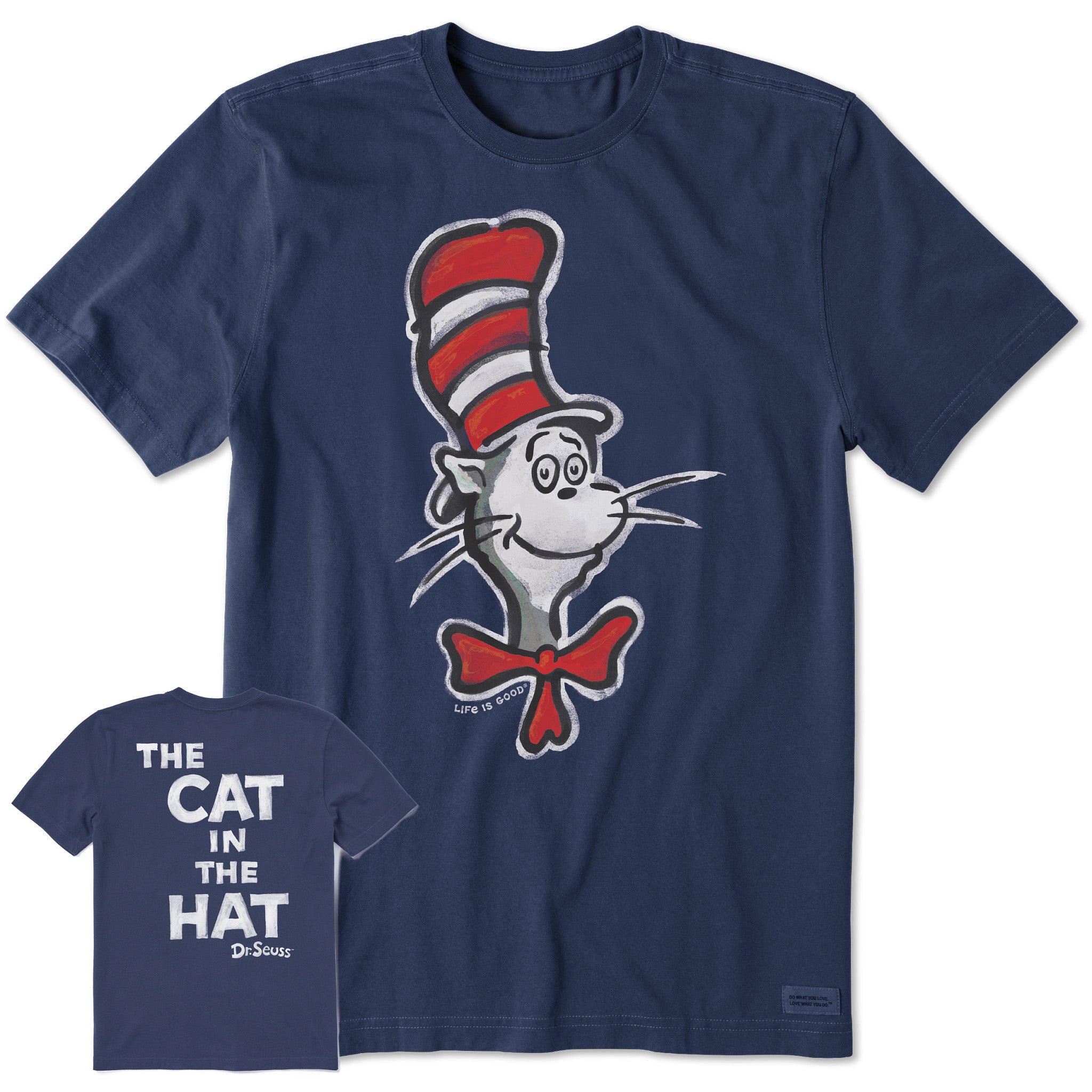 Product image for "Men's Cat in the Hat Short Sleeve Crusher Tee" ||97012_1