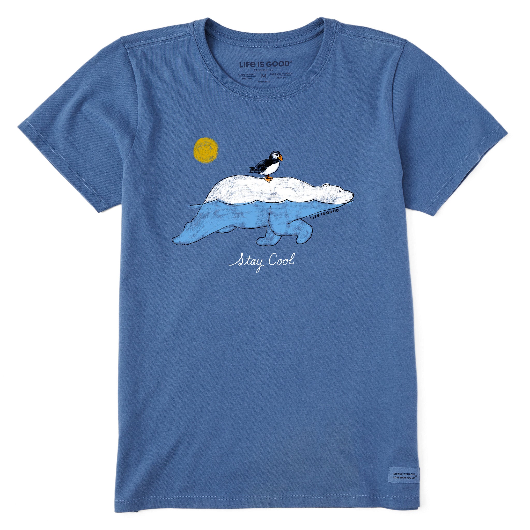 Women's Polar Puffin Short Sleeve Tee Shop Life is Good