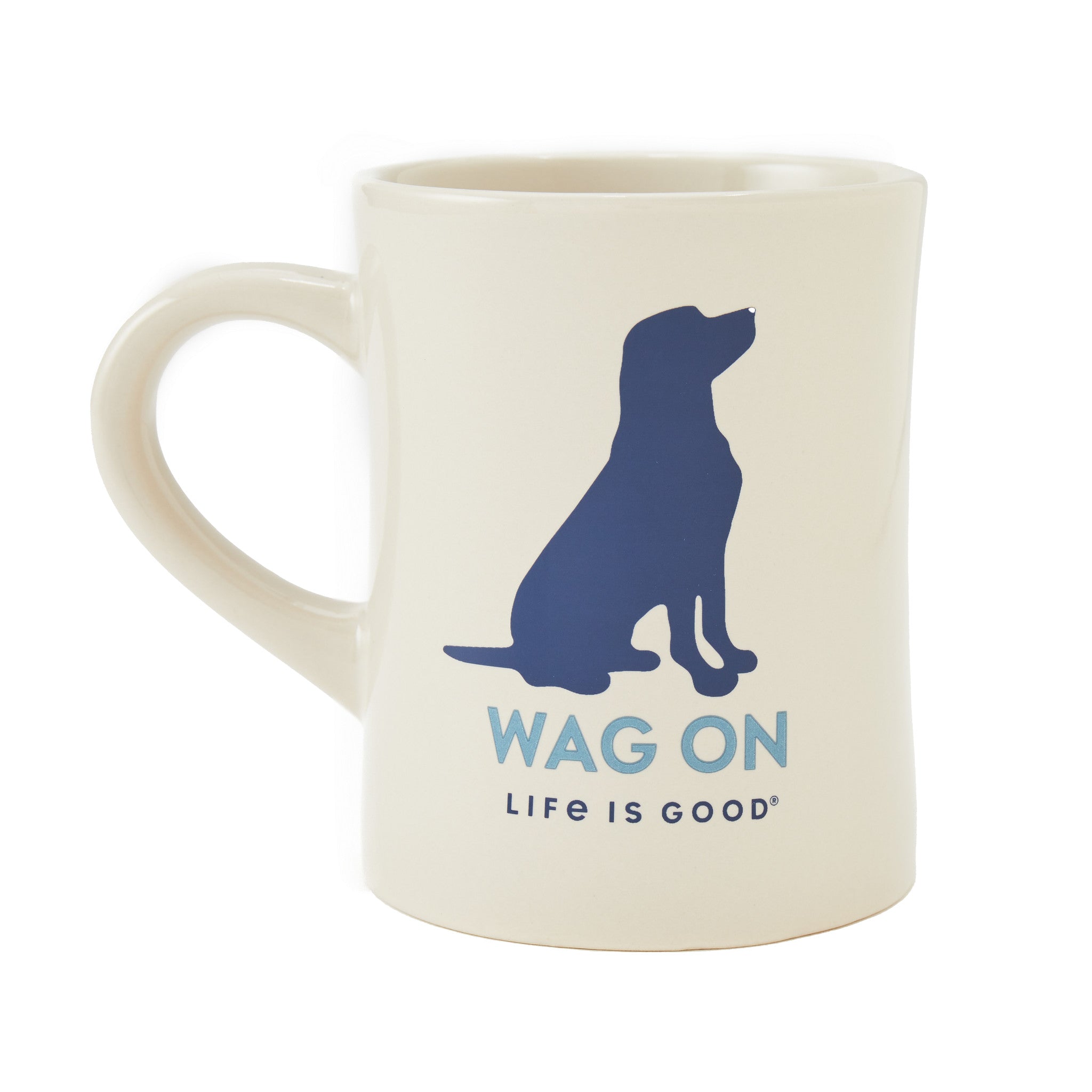 Life is Good Wag On Lab Diner Mug