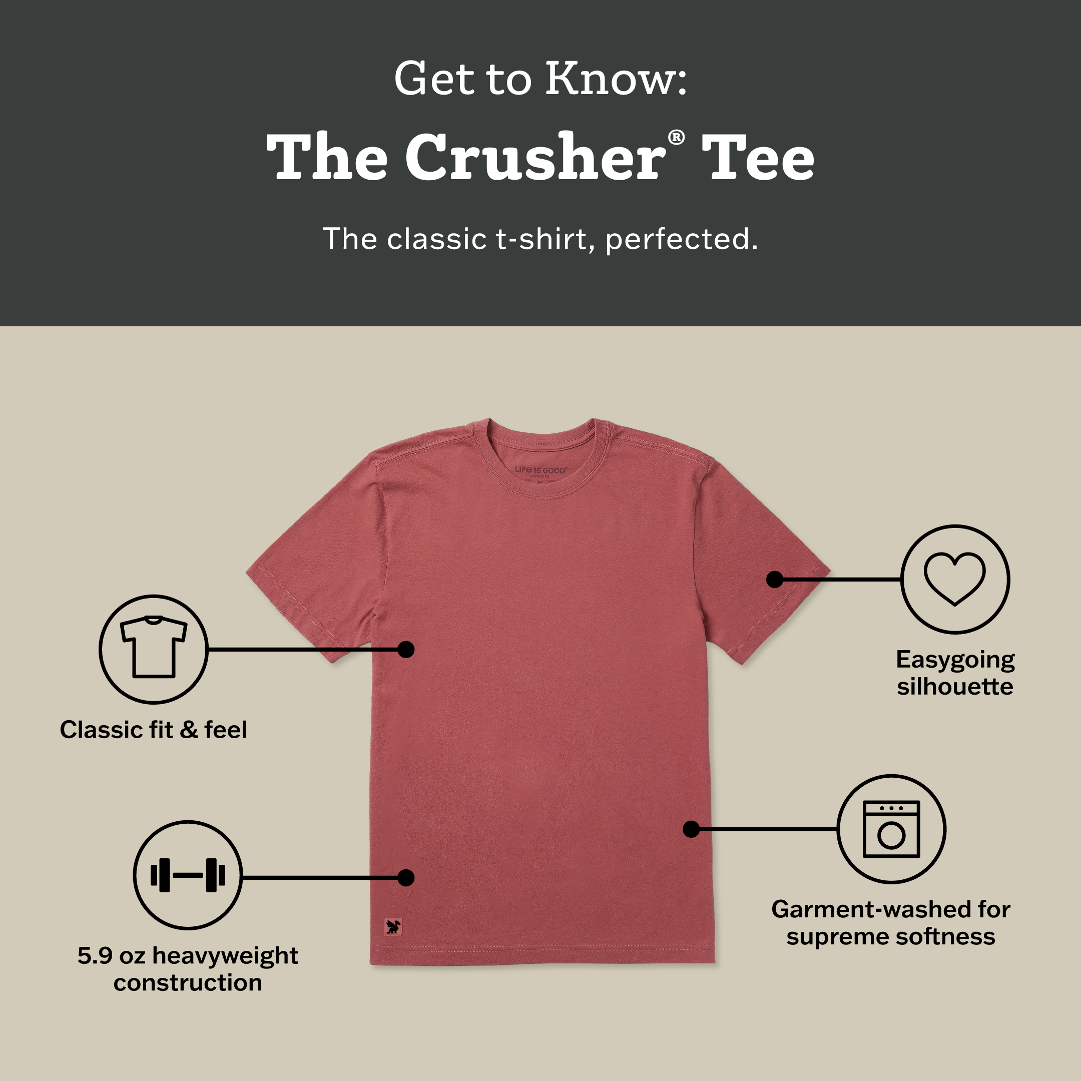 Men's Jake & Rocket Beach Run Short Sleeve Crusher Tee | Shop Life