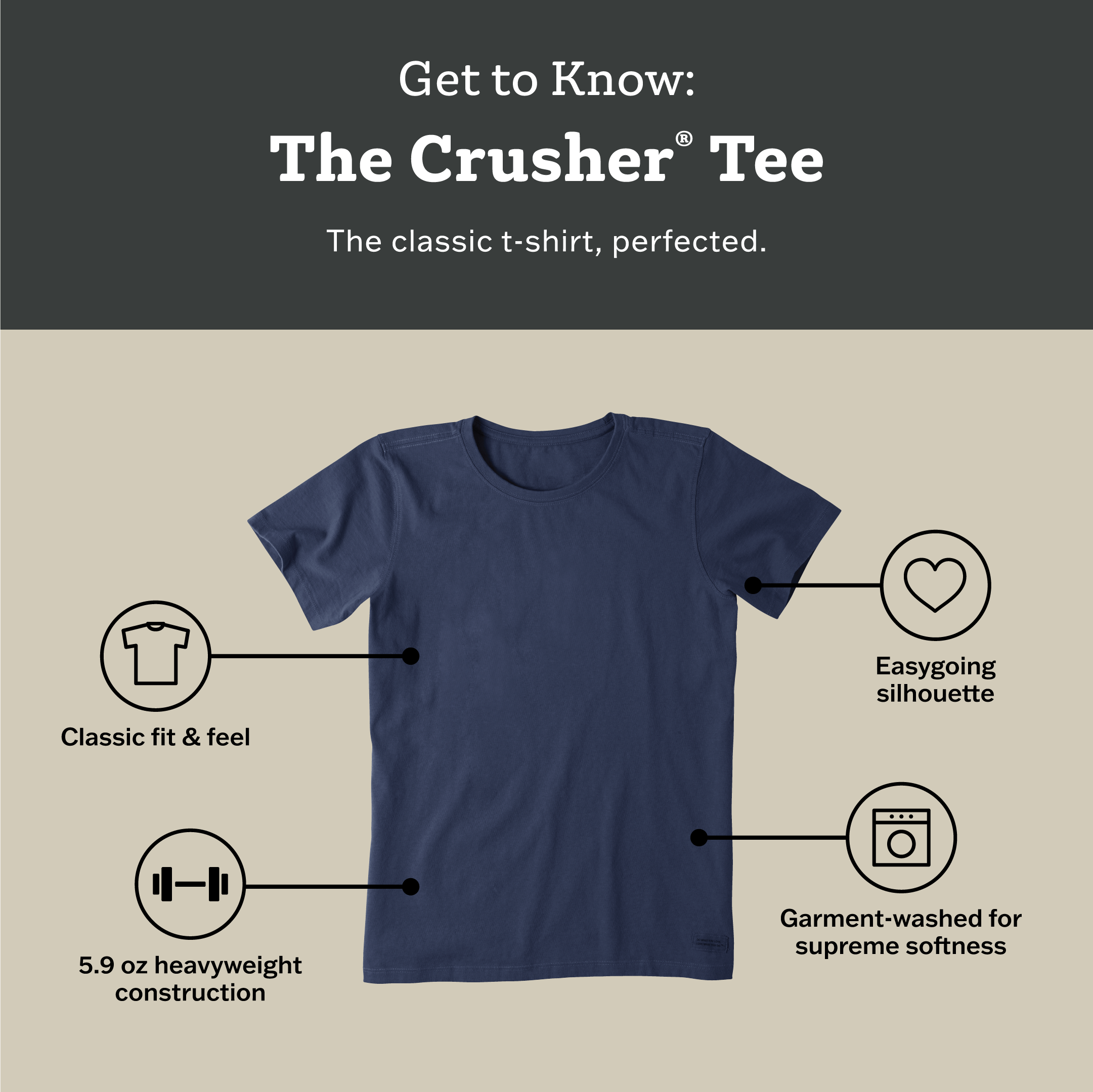 Women's Dead Lift Short Sleeve Crusher Tee | Shop Life is Good