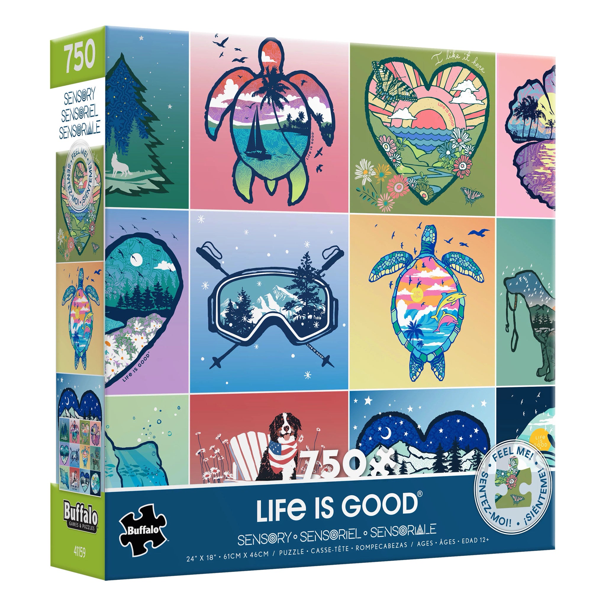 Buffalo Games Block Print Sensory Jigsaw Puzzle | Shop Life