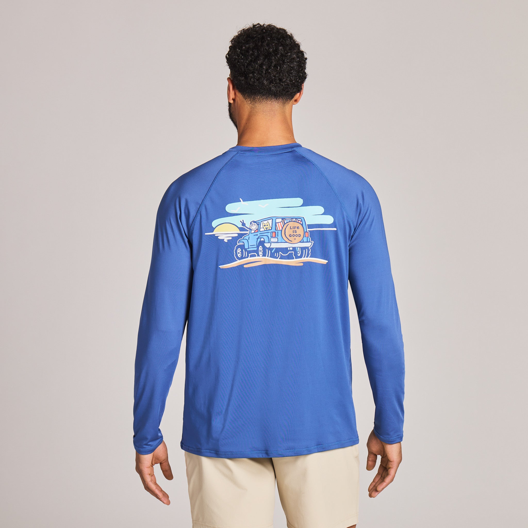 Men's Jake Sunset ATV Long Sleeve Rashguard | Shop Life is Good