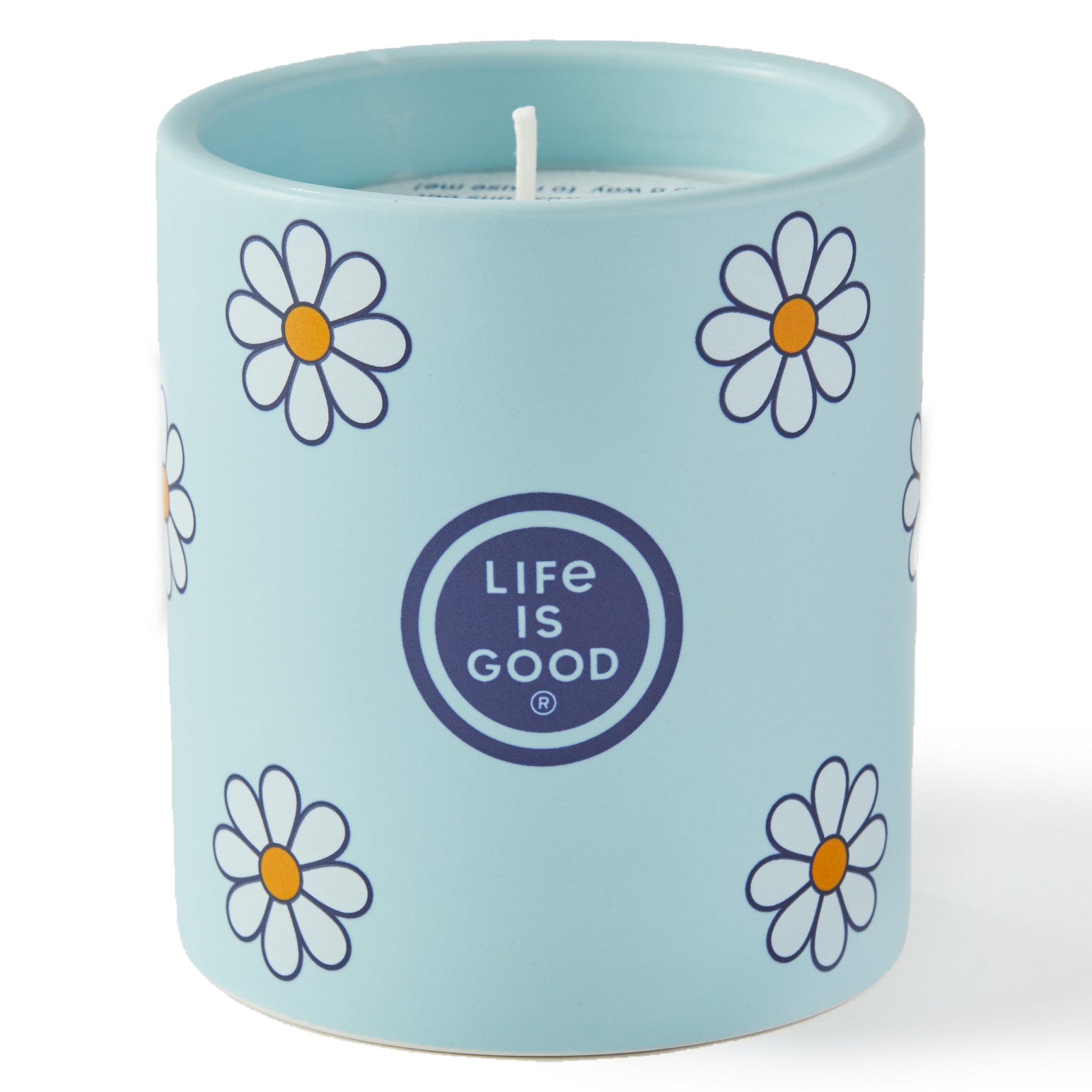 Life is Good Have a Nice Daisy Ceramic Soy Candle - Thumbnail 2