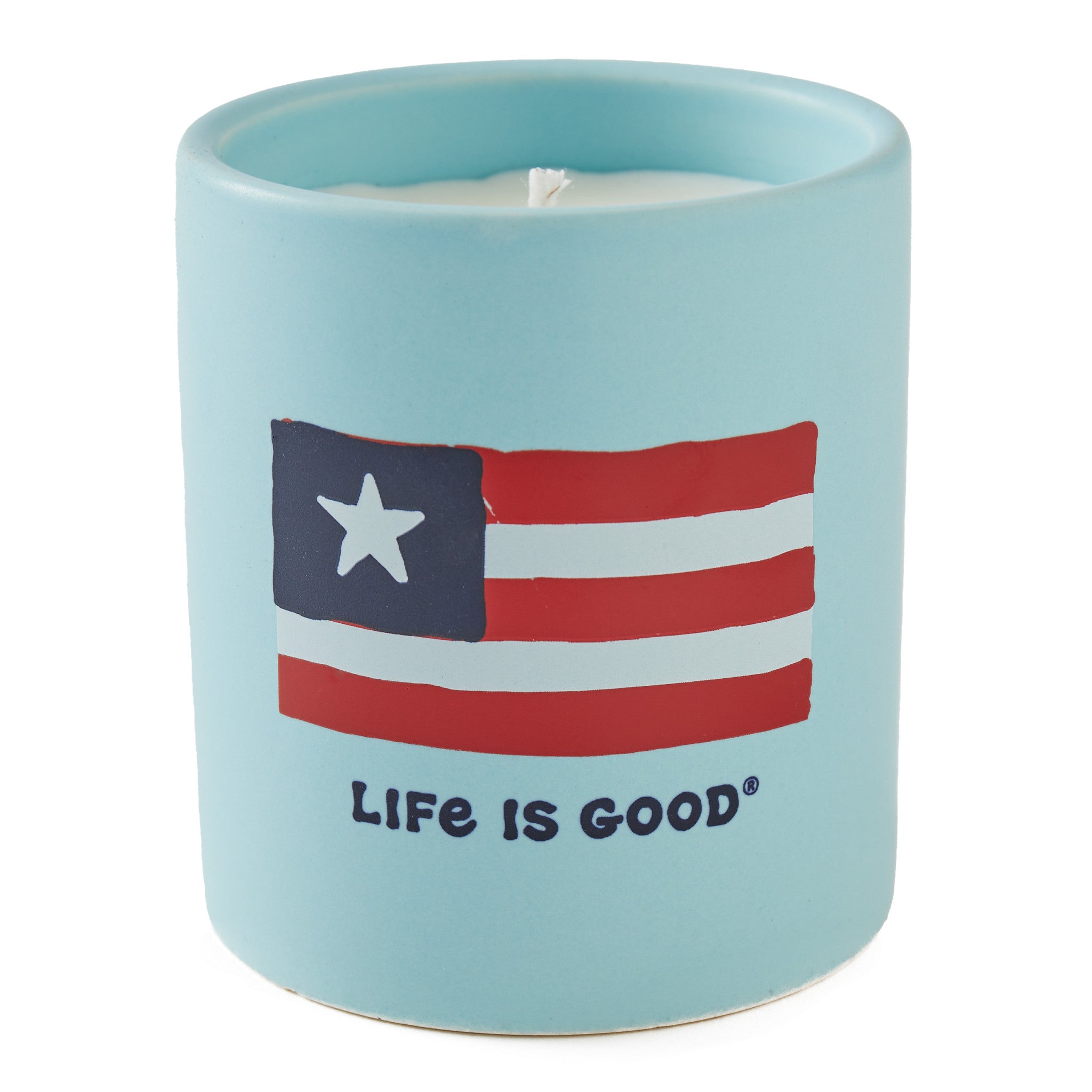 Life is Good Ceramic Soy Candle