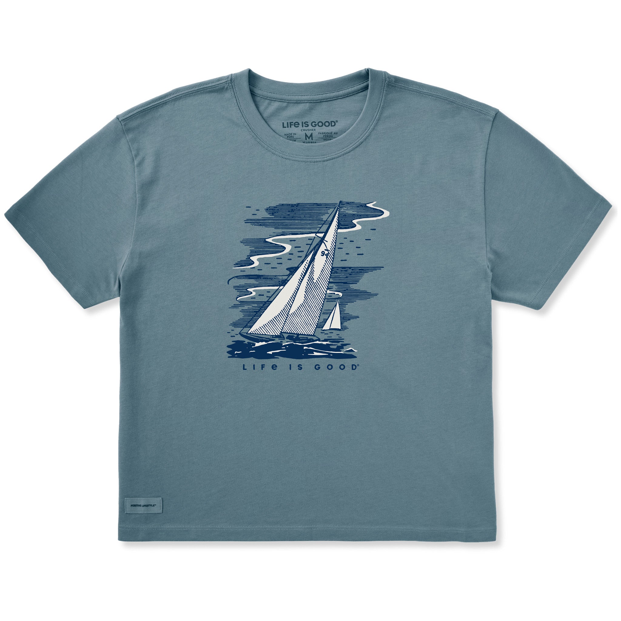 Women's Sailboat Weather Short Sleeve Crusher Boxy Tee | Shop Life