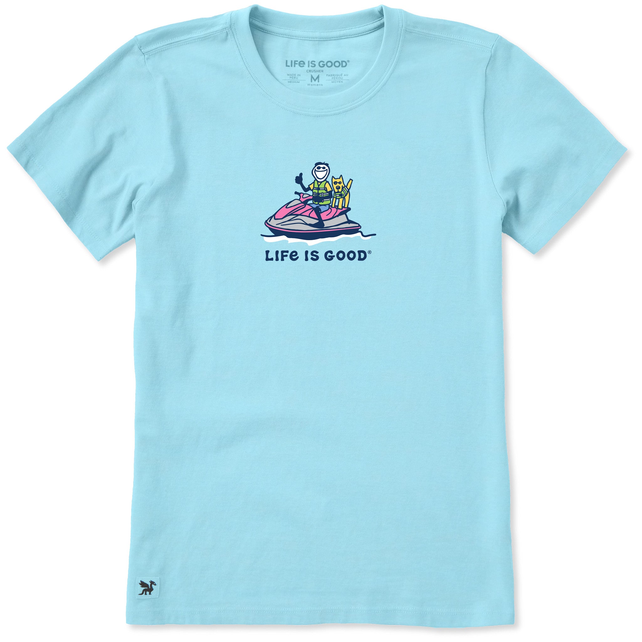 kenken LIFE IS GROOVE Tシャツ Women's Jake Rocket Jetski Short Sleeve Crusher Tee | Shop Life is