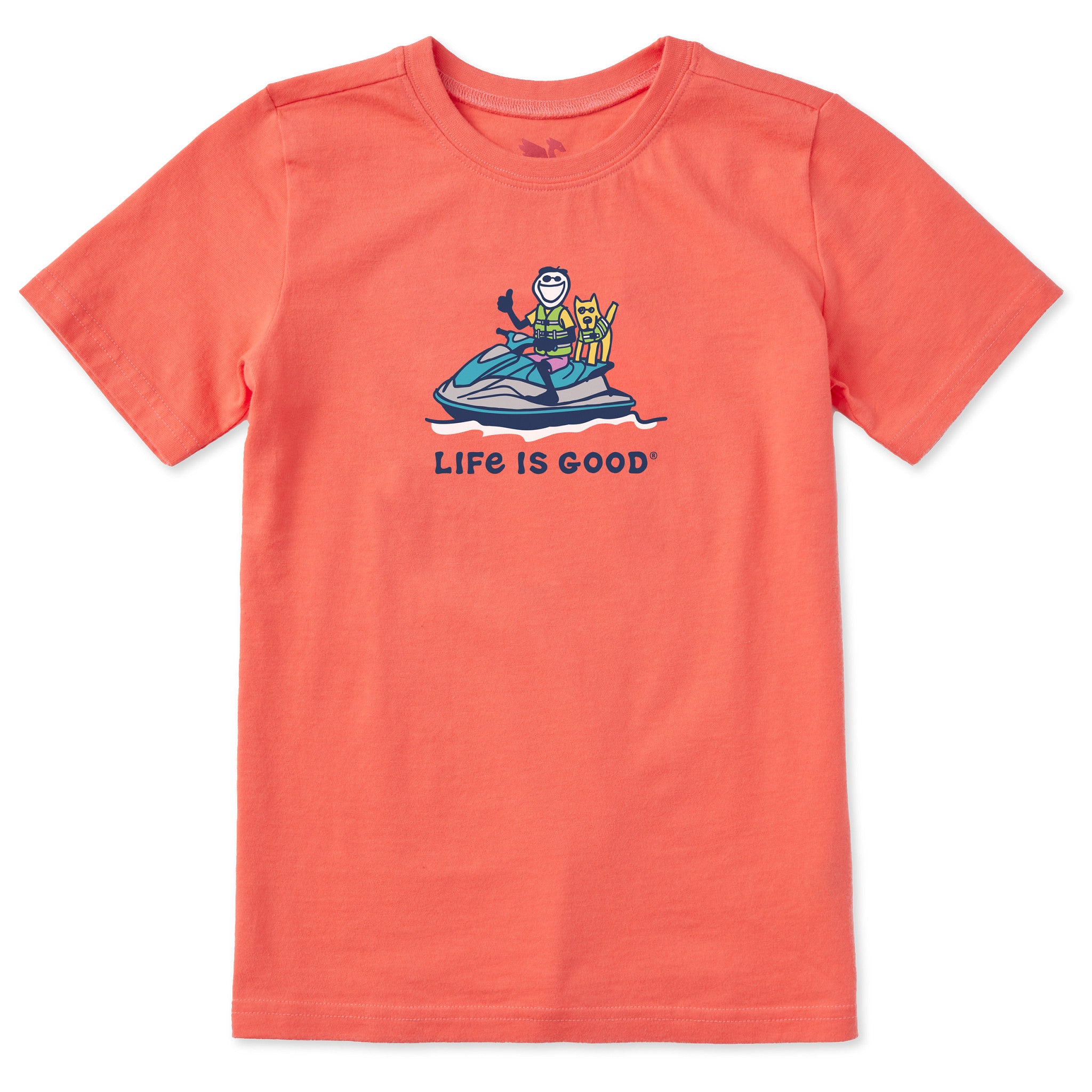 kenken LIFE IS GROOVE Tシャツ Kids Jake Rocket Jetski Short Sleeve Crusher Tee | Shop Life is Good