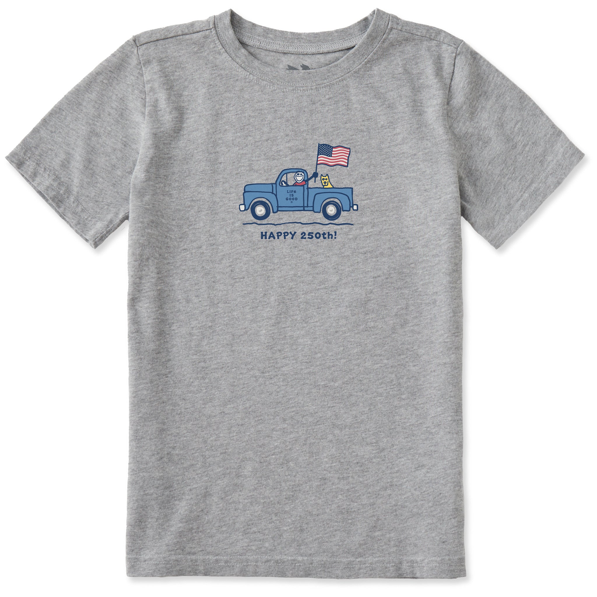 Kids Happy 250th Jake Truck Short Sleeve Crusher Tee | Shop Life
