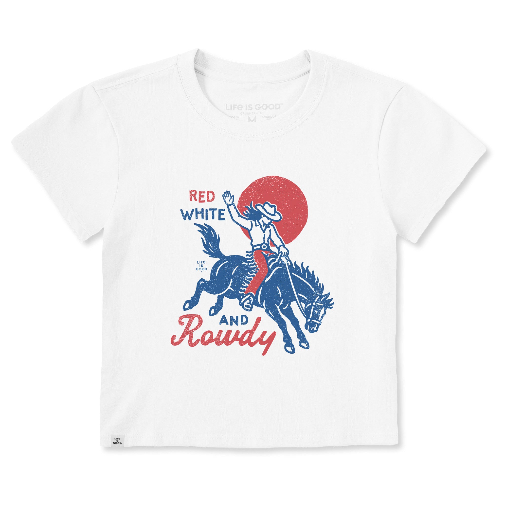Women's Red White and Rowdy Crusher-LITE Shrunken Tee | Shop Life
