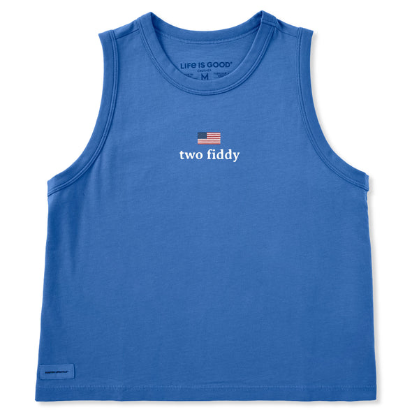 Women's Two Fiddy Crusher Boxy Tank | Shop Life is Good